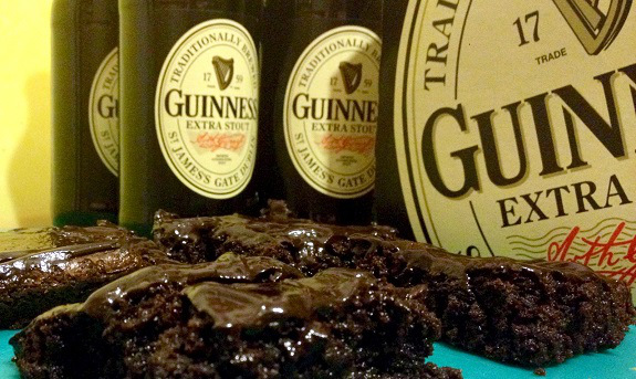 Guinness, brownies, food, foodie, beer, recipes, dessert, Guinness Extra Stout